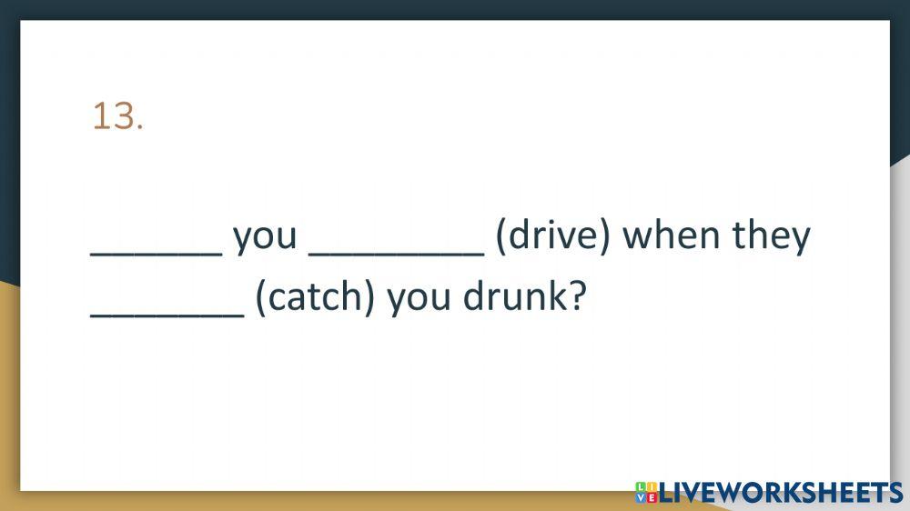 Past simple and past continuous 2