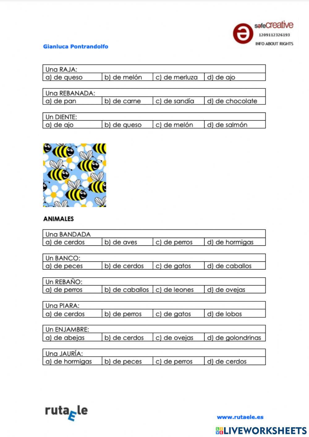 Colocaciones léxicas 2