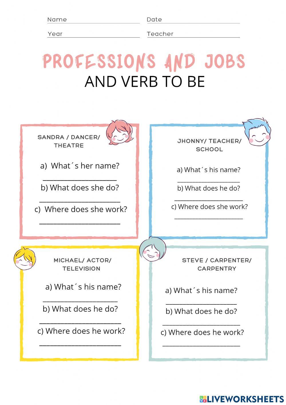 Professions and jobs