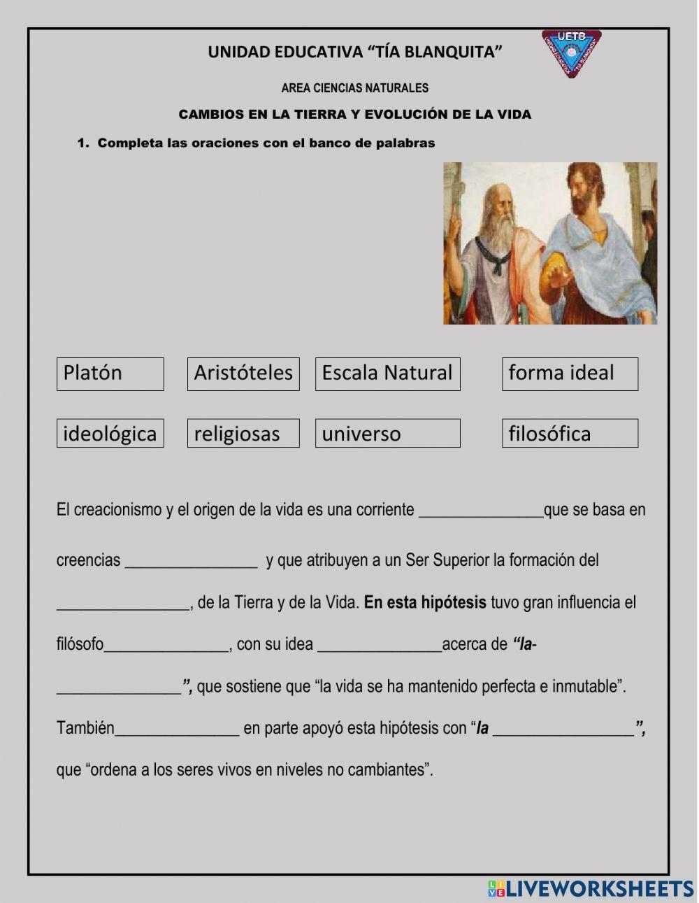 Teorias del Origen de la Vida