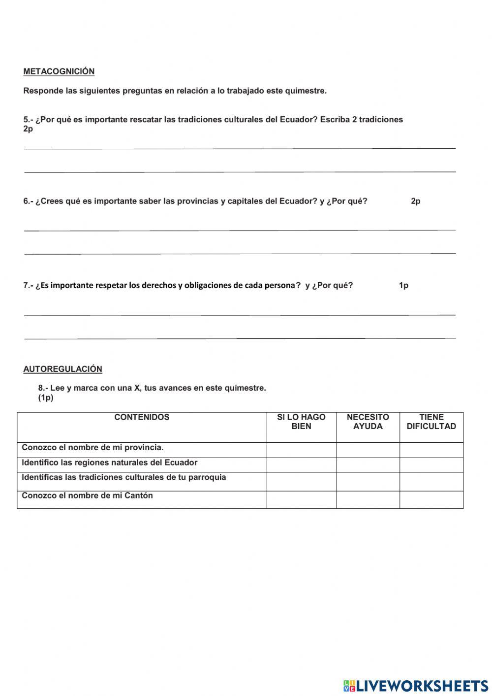 Eva. ESTUDIOS SOCIALES