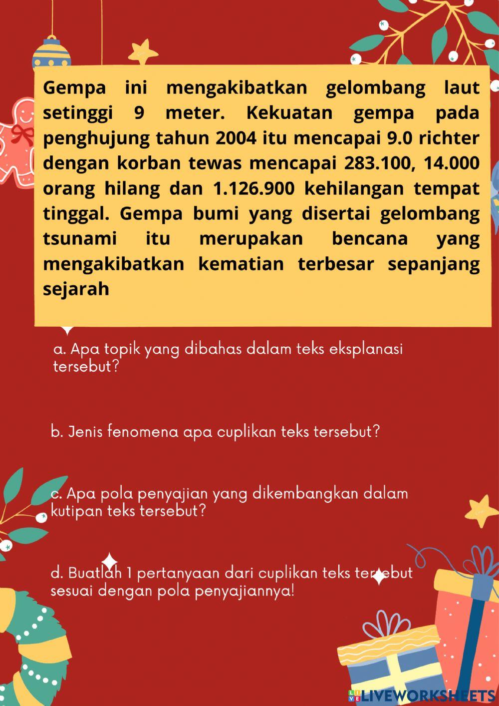 Pola Penyajian Eksplanasi