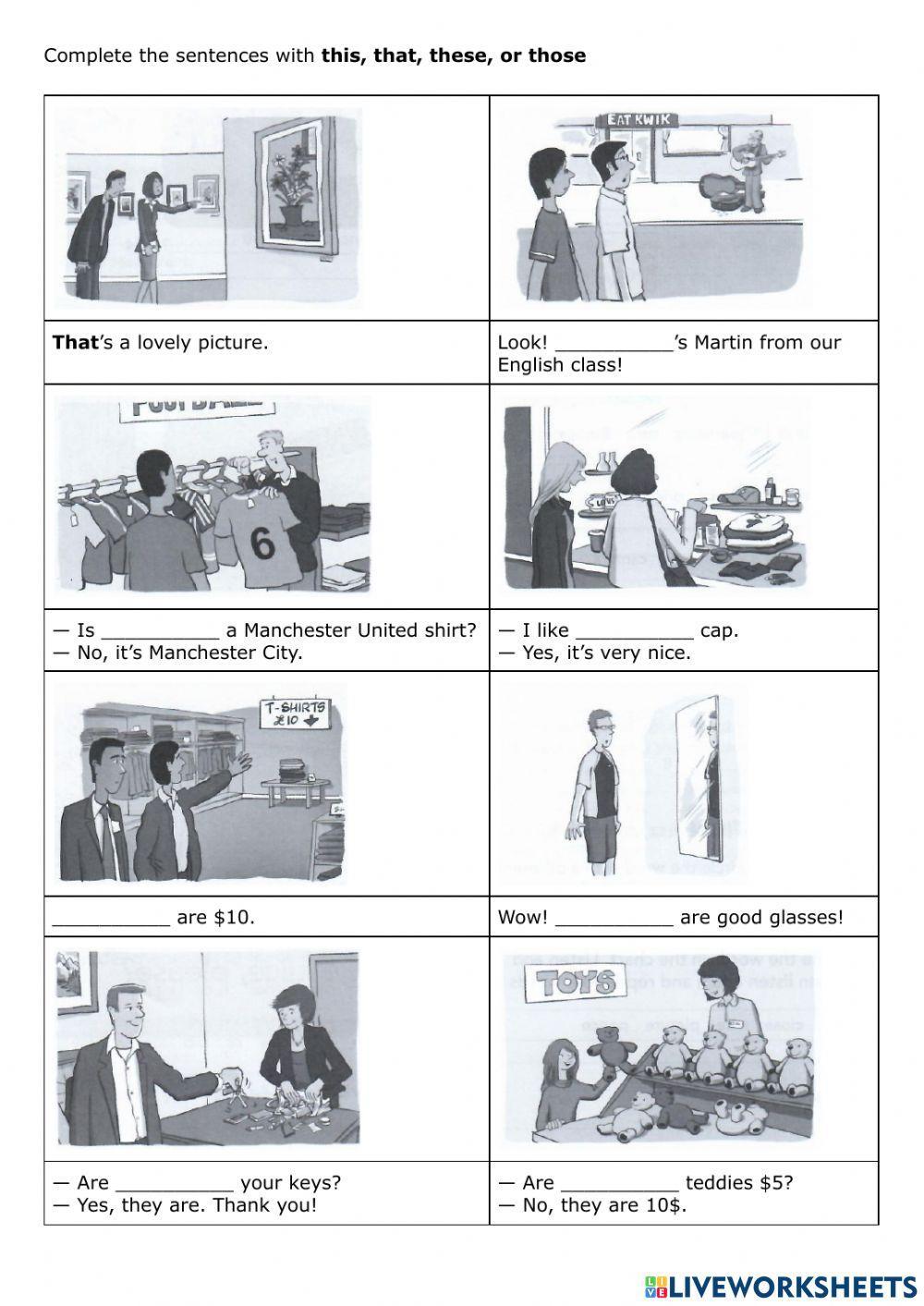 This That These Those