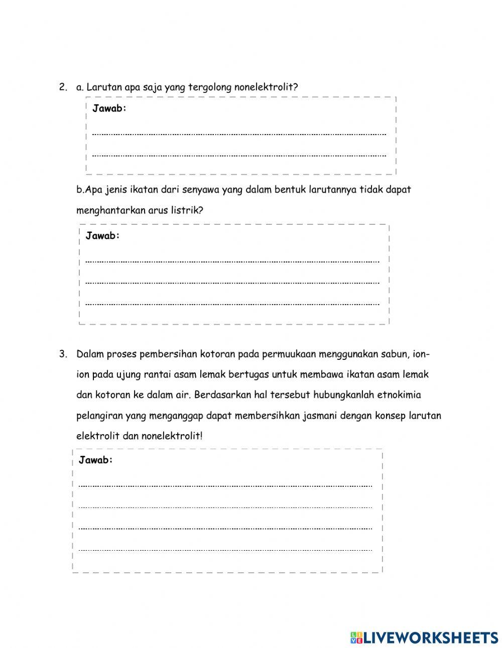 Jenis Elektrolit berdasarkan Ikatannya