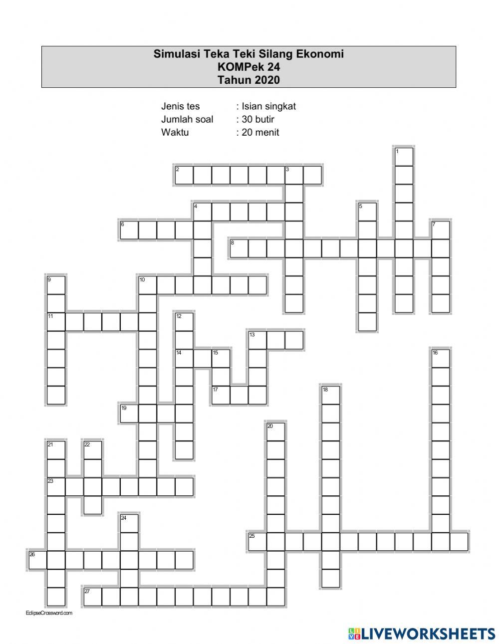 Simulasi TTS Ekonomi KOMPeK 24