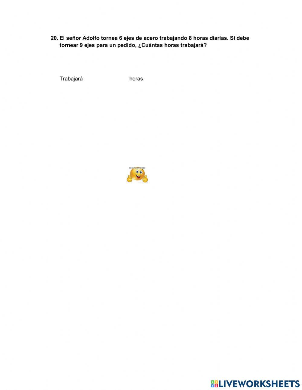 Examen I quimestre 6to