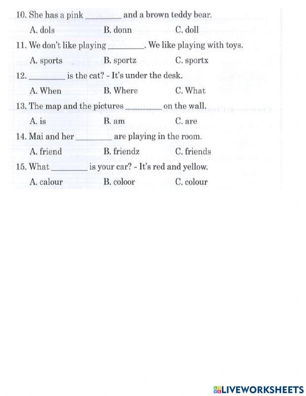 Do you have any toys?