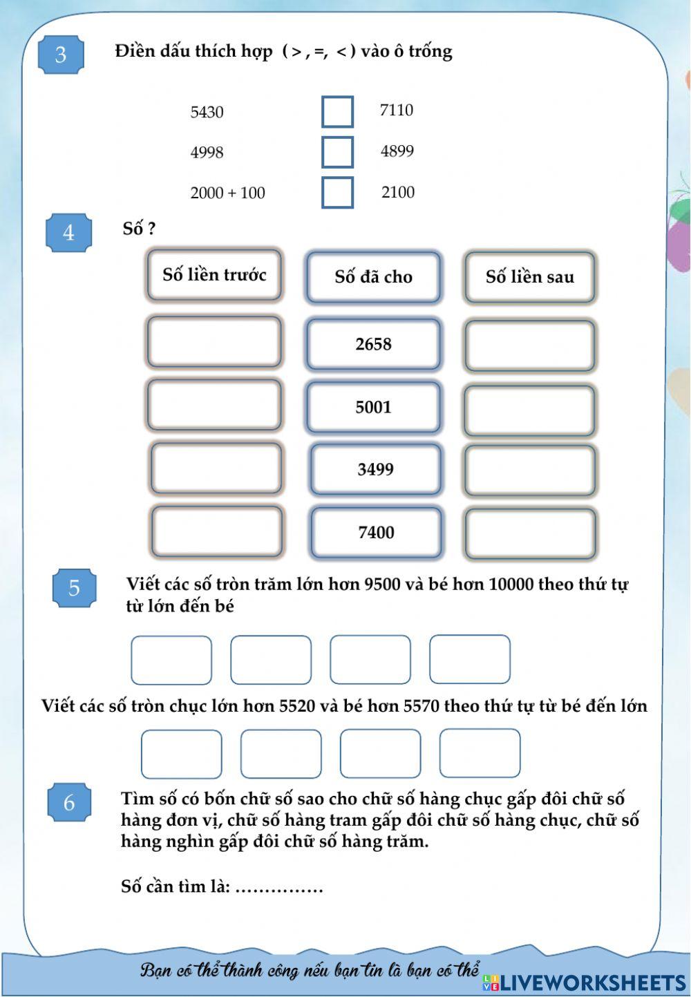 Số có bốn chữ số