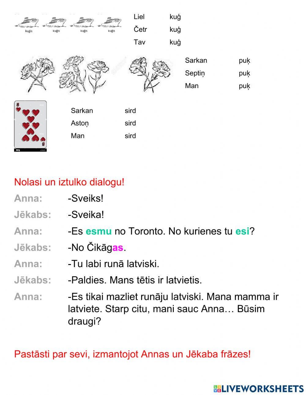 NOMINATĪVS-darb.v. BŪT