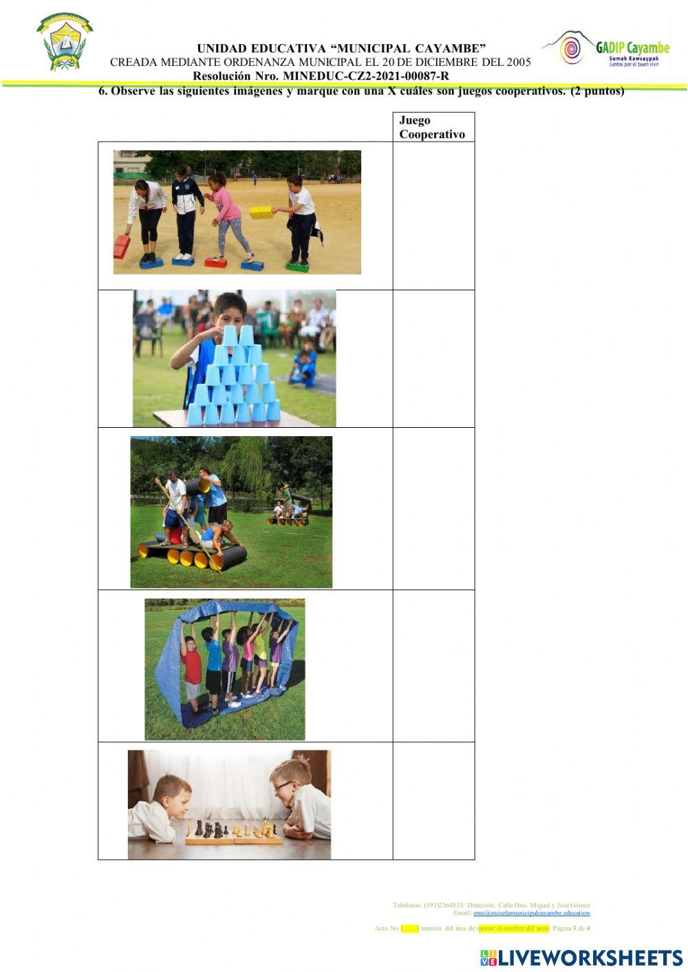 Evaluación Quimestral DHI