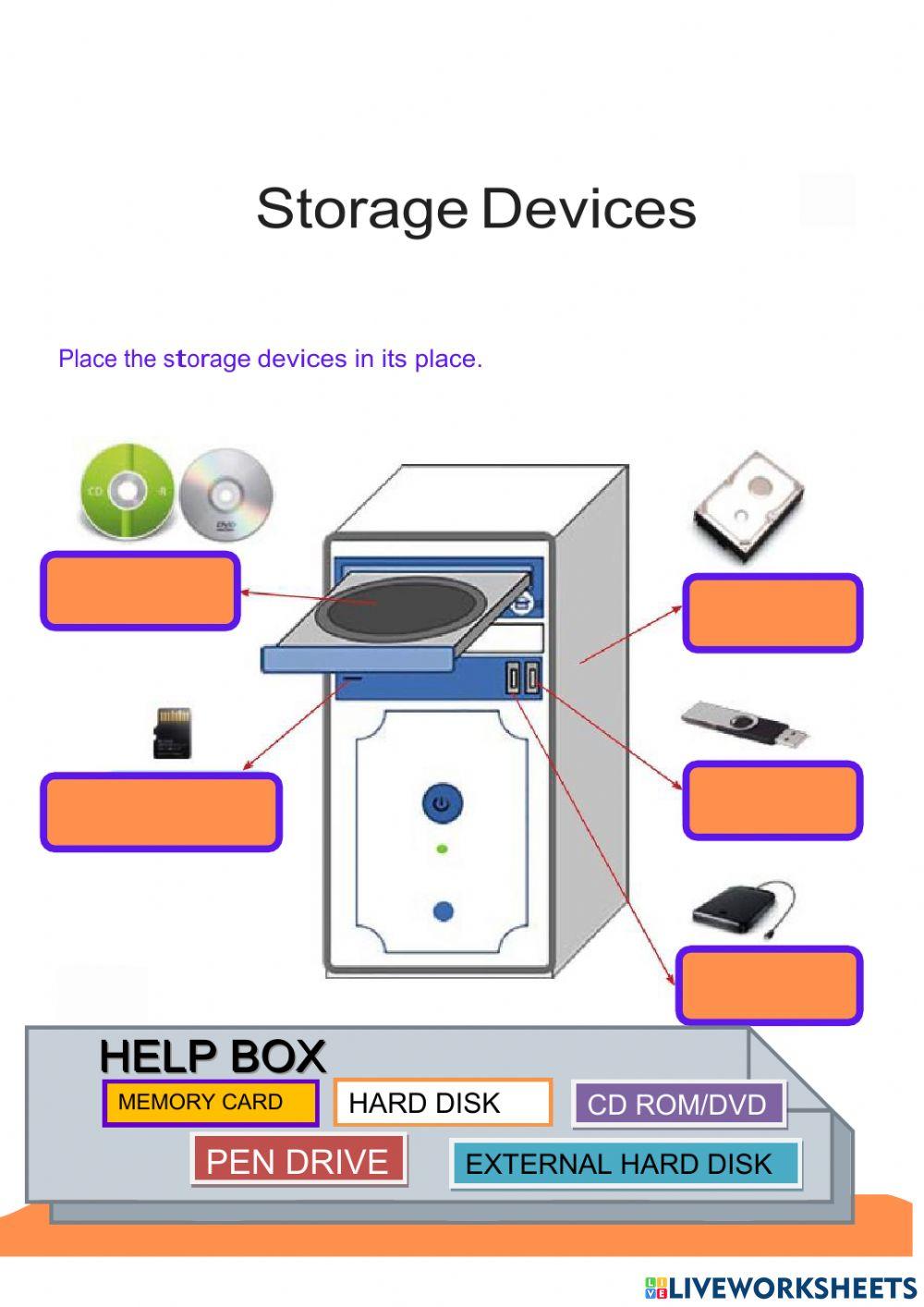 GRADE 2 - Storage Devices 6817177 | kalai15785 | Live