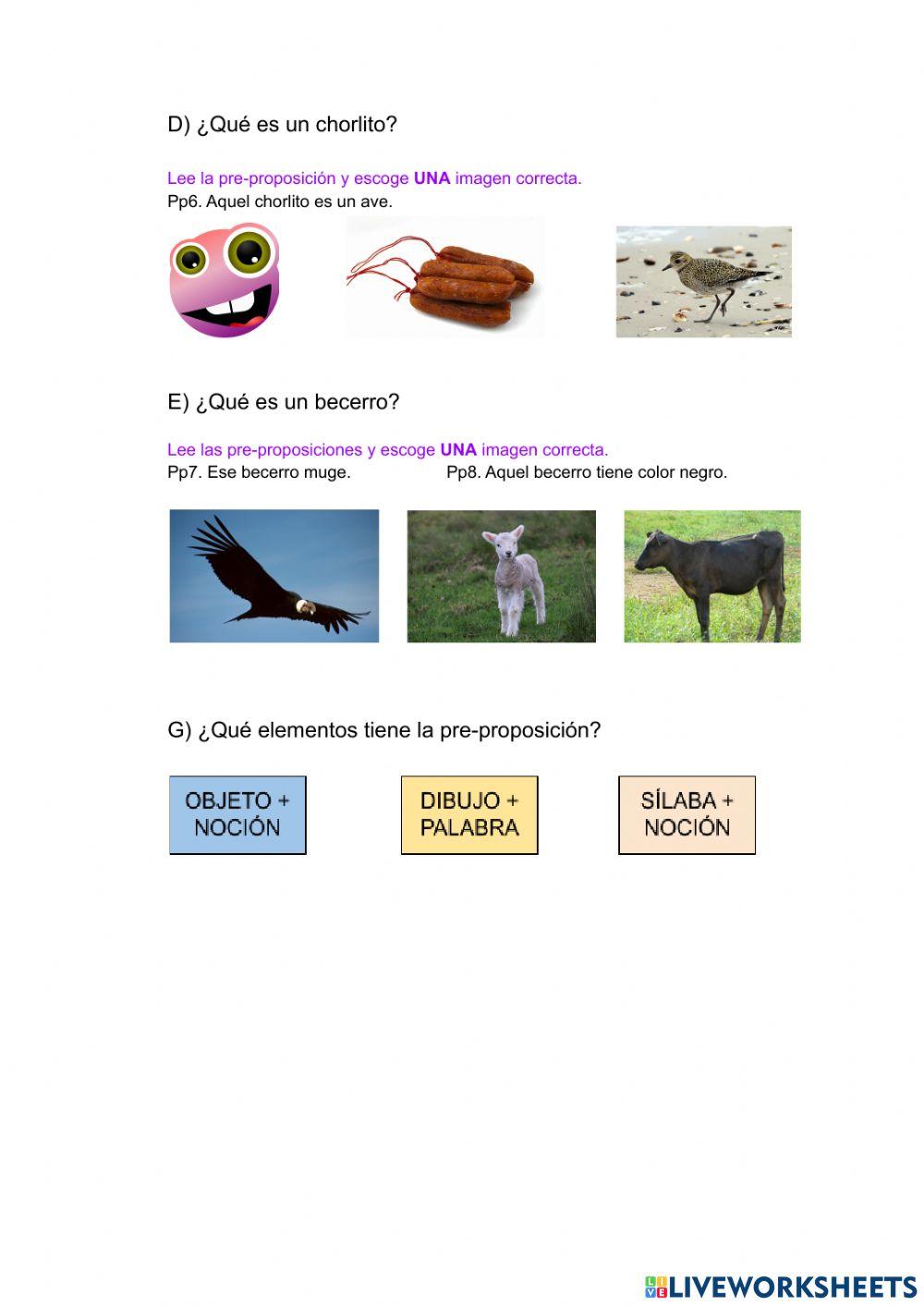 Nominación con pre-proposiciones