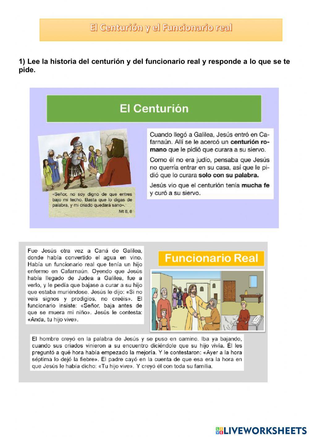 El centurión y el funcionario real