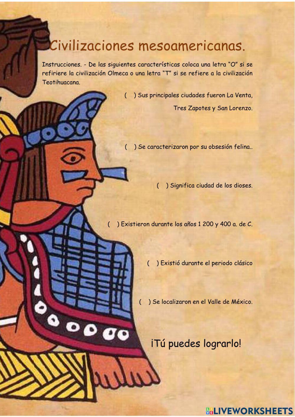 Olmecas y Teotihuacanos