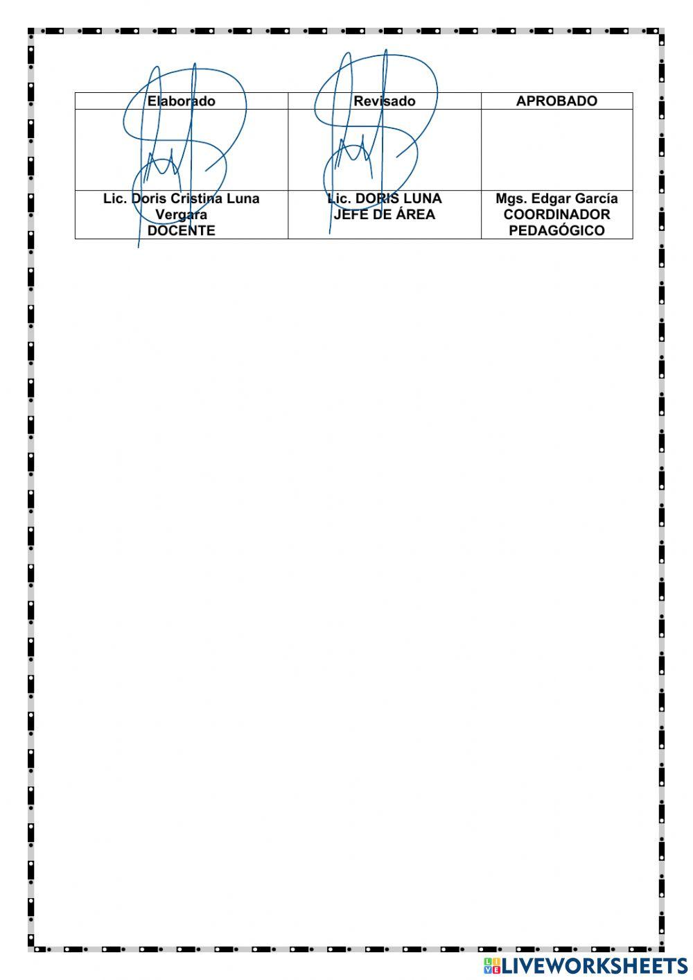 Evaluaciòn ii parcial ii q sexto