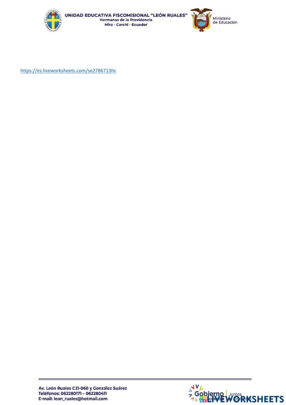 Evaluación de lengua y literatura