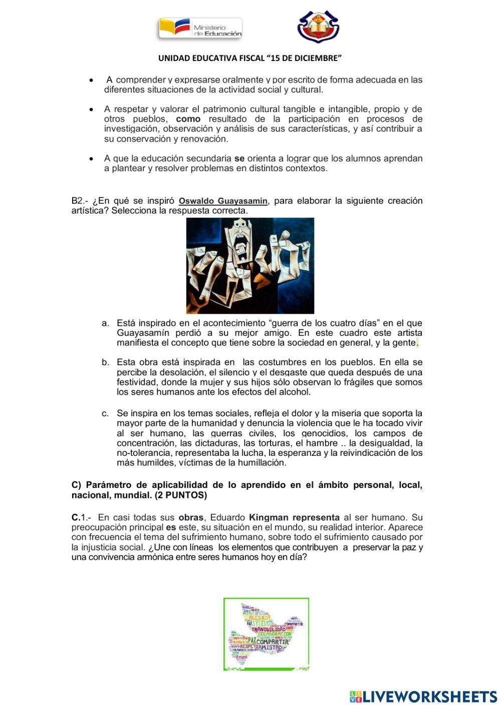 Examen primer quimestre