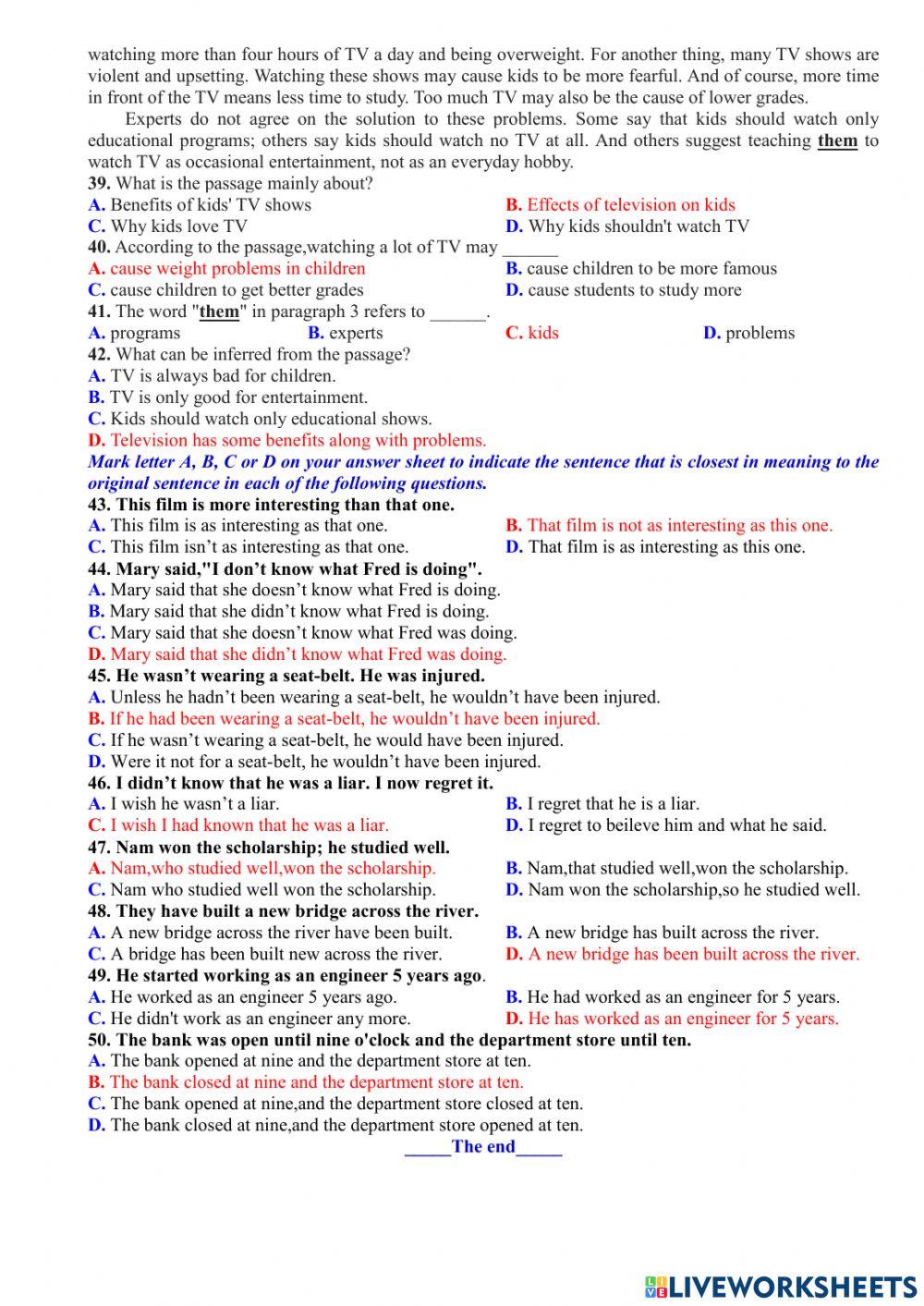 Đề lên 10 - số 15