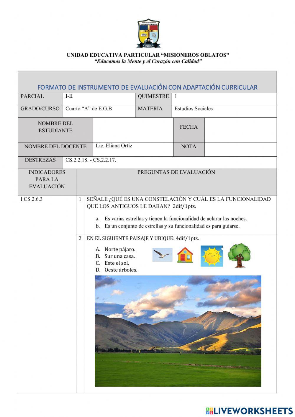 Evaluacion EESS Adaptación