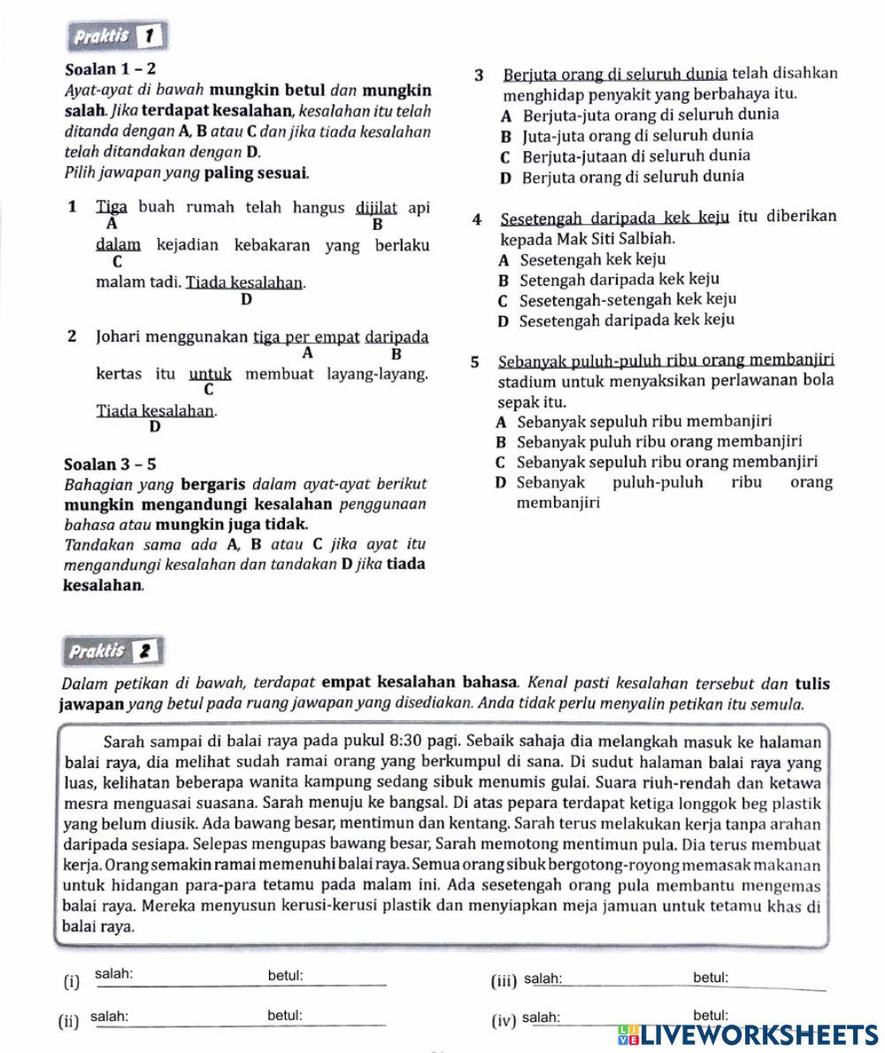 Kata Bilangan Tingkatan 2