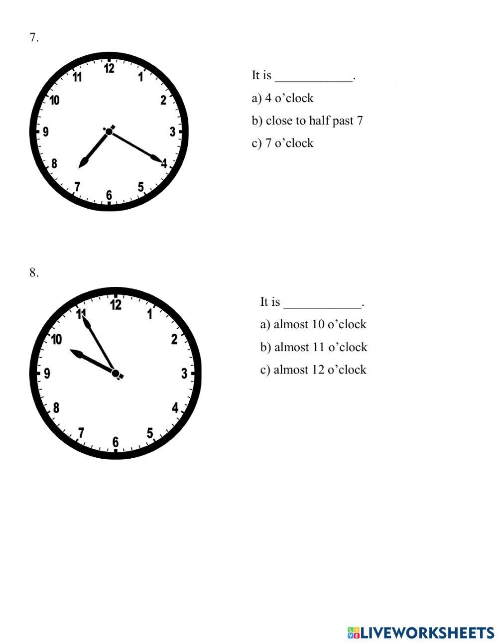 Estimating Time