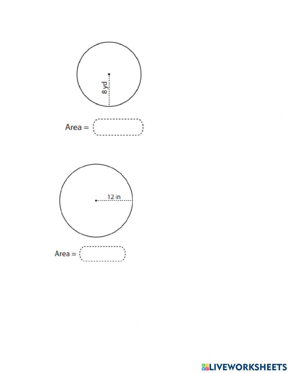 Area of a Circle