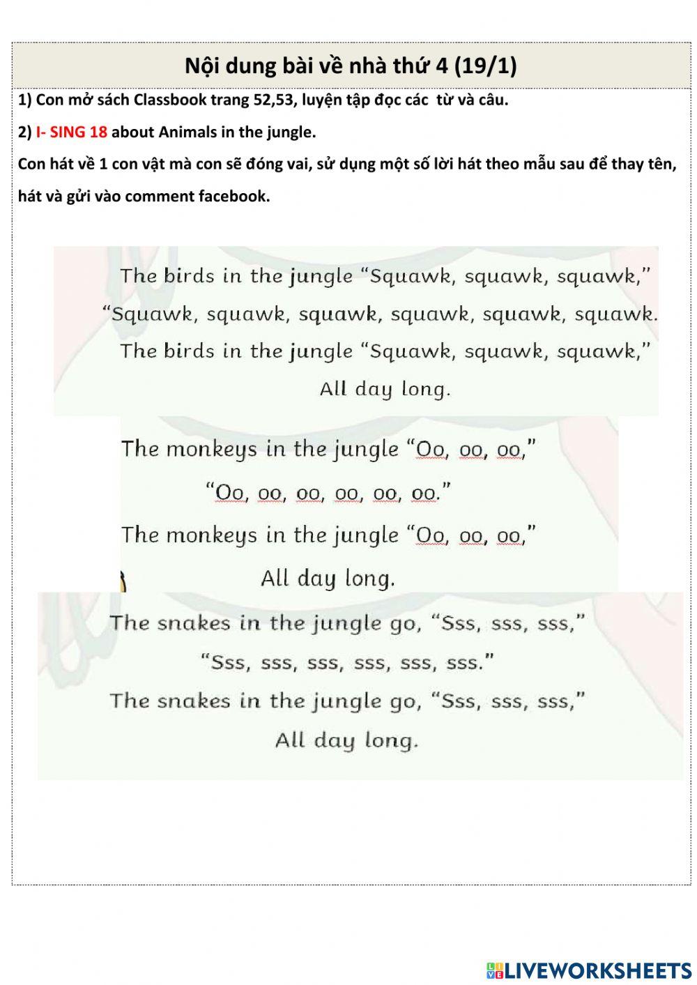 Phiếu giao bài tuần 4 tháng 1 G1-OIC