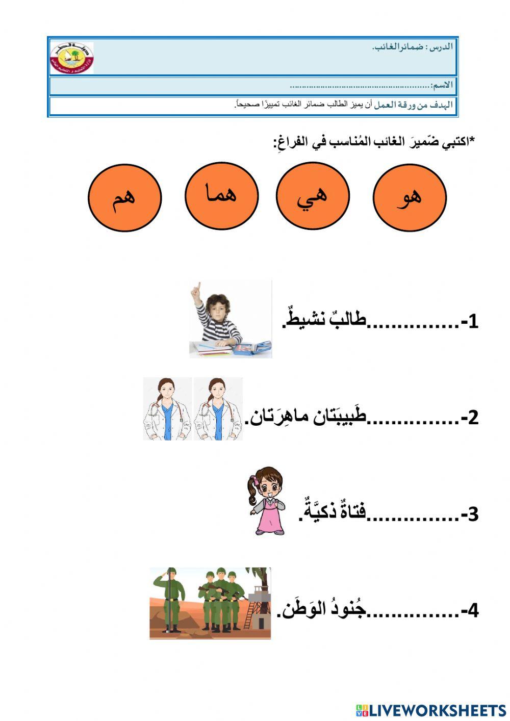 ضمائر الغائب2