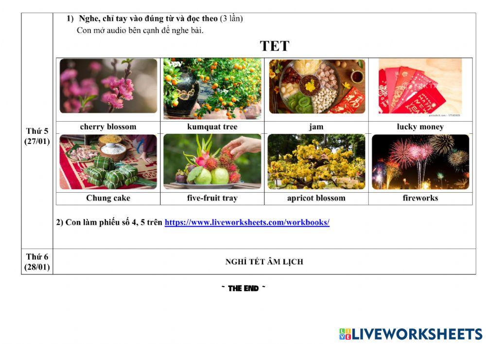 Phiếu giao bài tuần 26