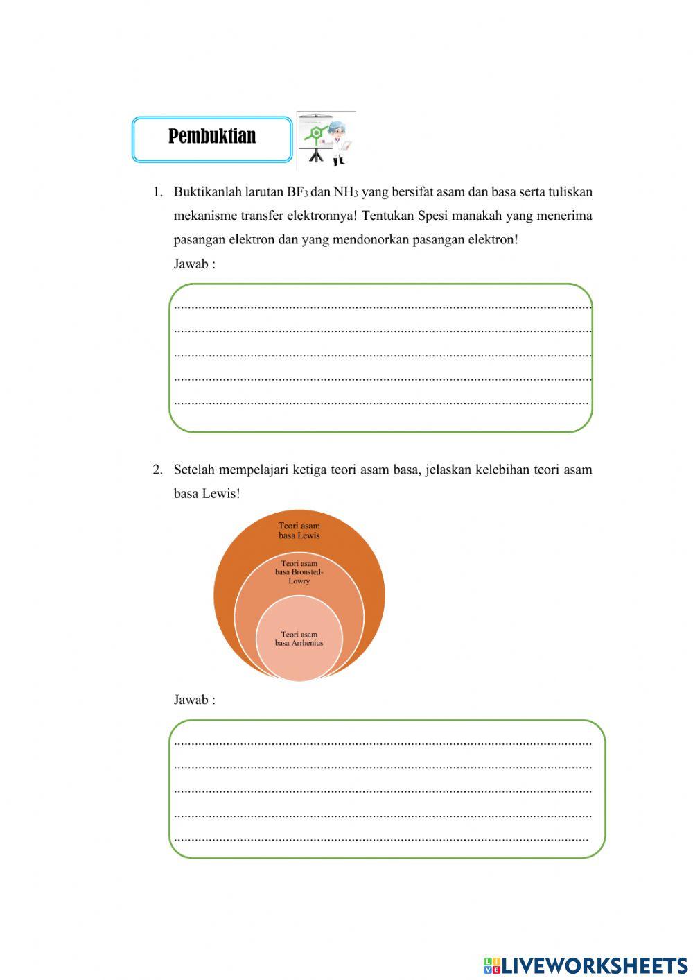 E-lkpd teori asam basa lewis