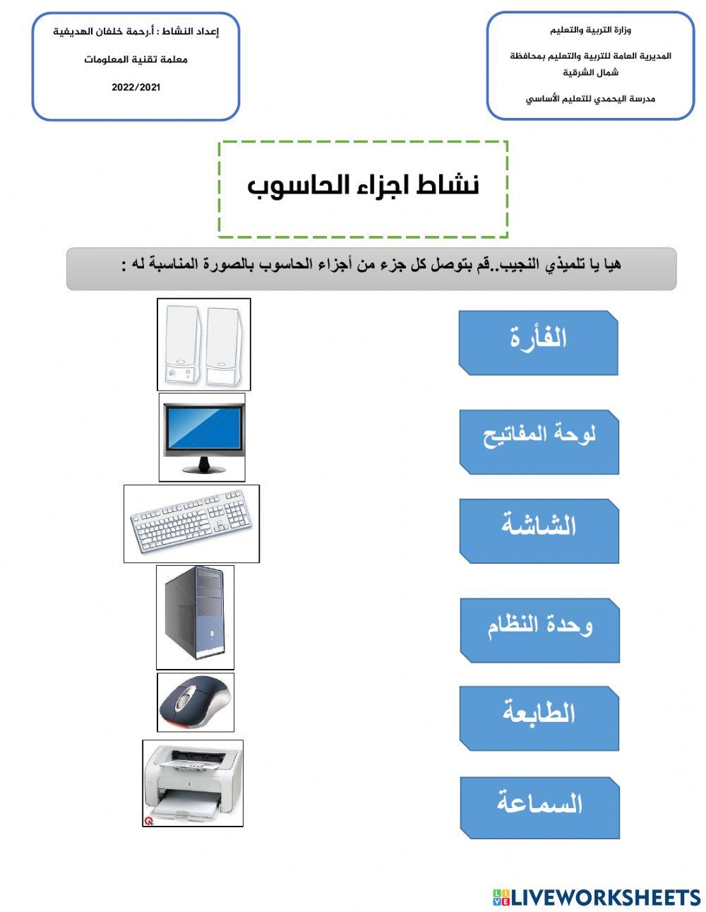 أجزاء الحاسوب