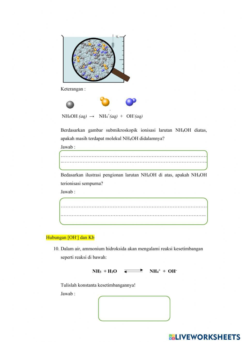 E-lkpd Lanjutan kekuatan asam-basa