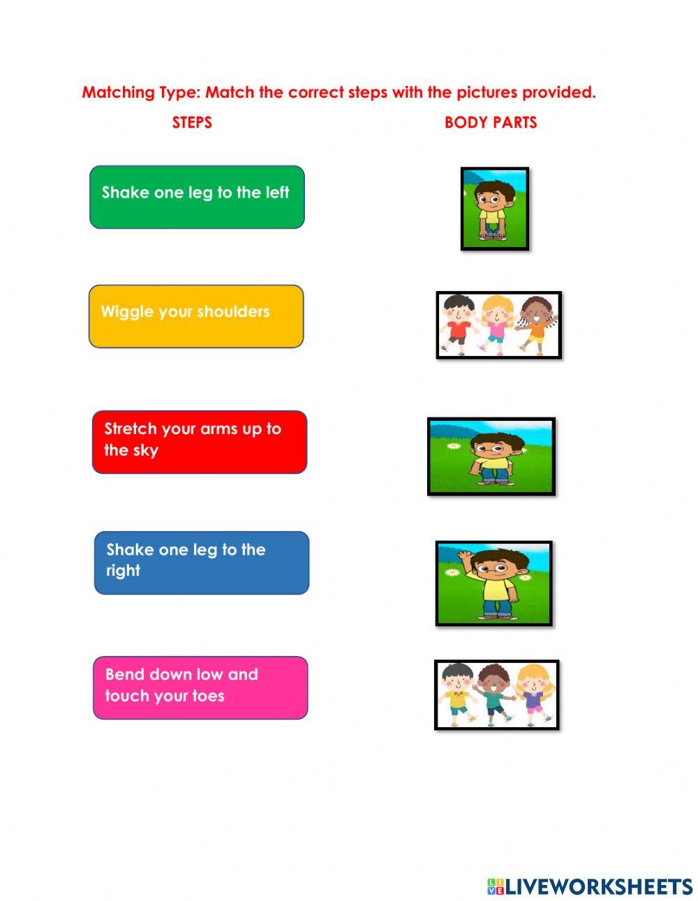 W5 interactive worksheets year 1 2 online exercise for live