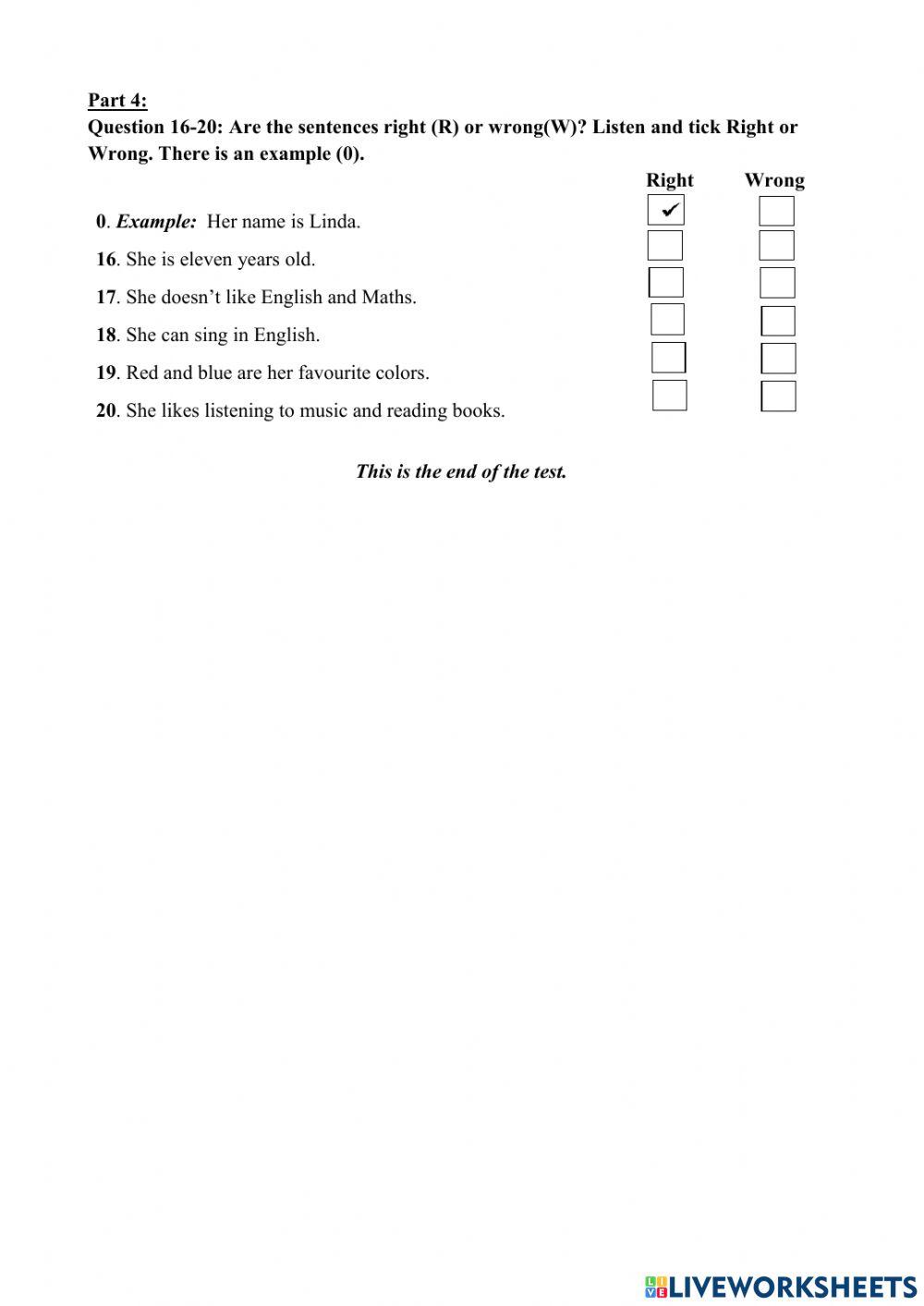 2690925 test 1 grade 5 khao sat nang luc a1