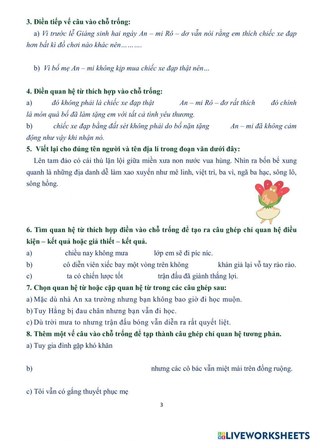 Giá trị của quà tặng - Lớp 5