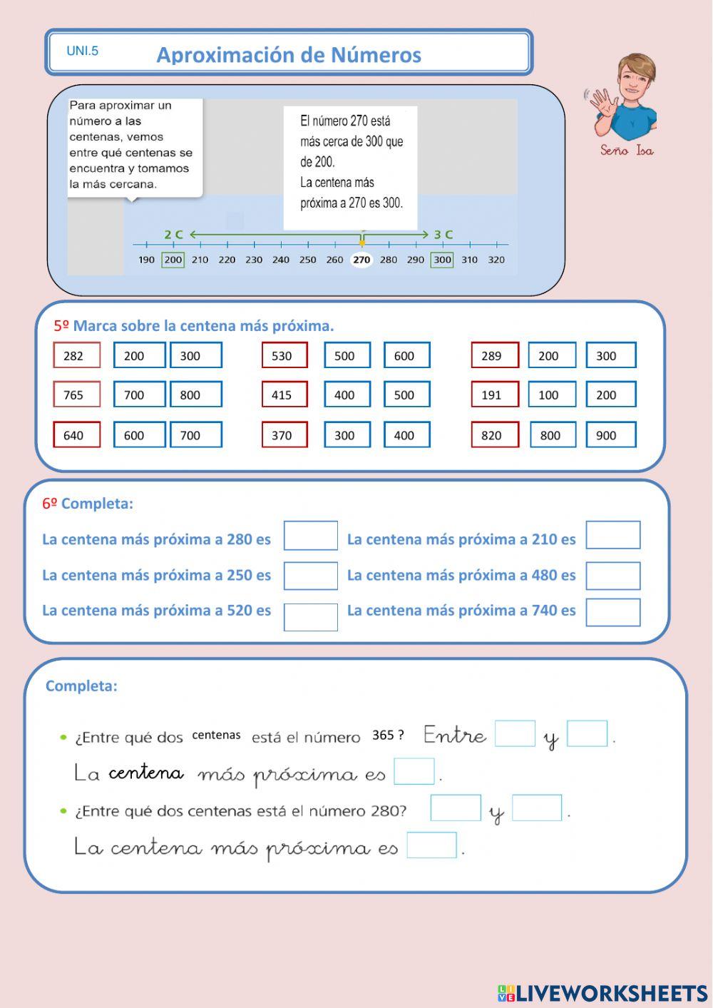 Aproximación de Números