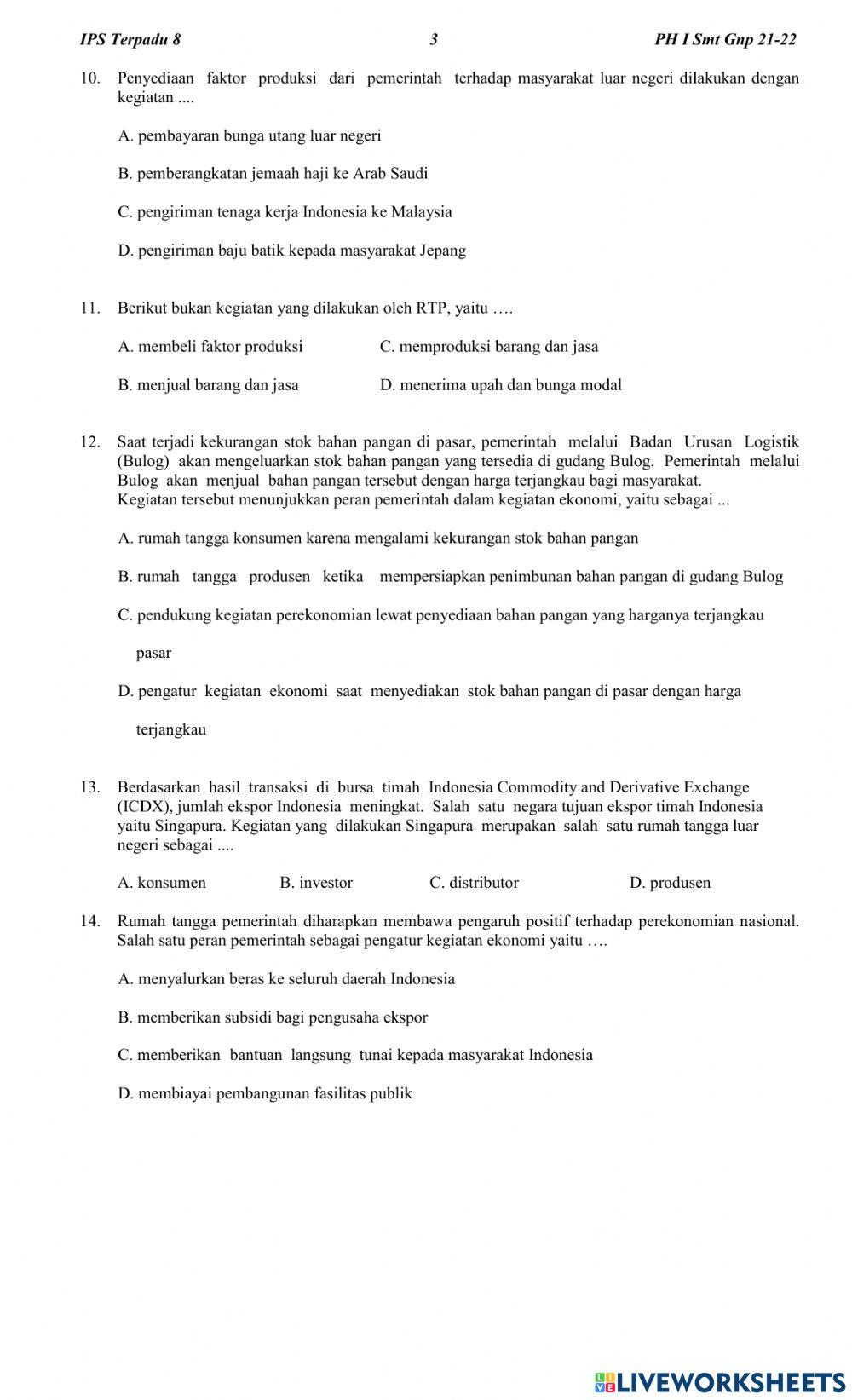 PH I IPS 8 Smt Genap