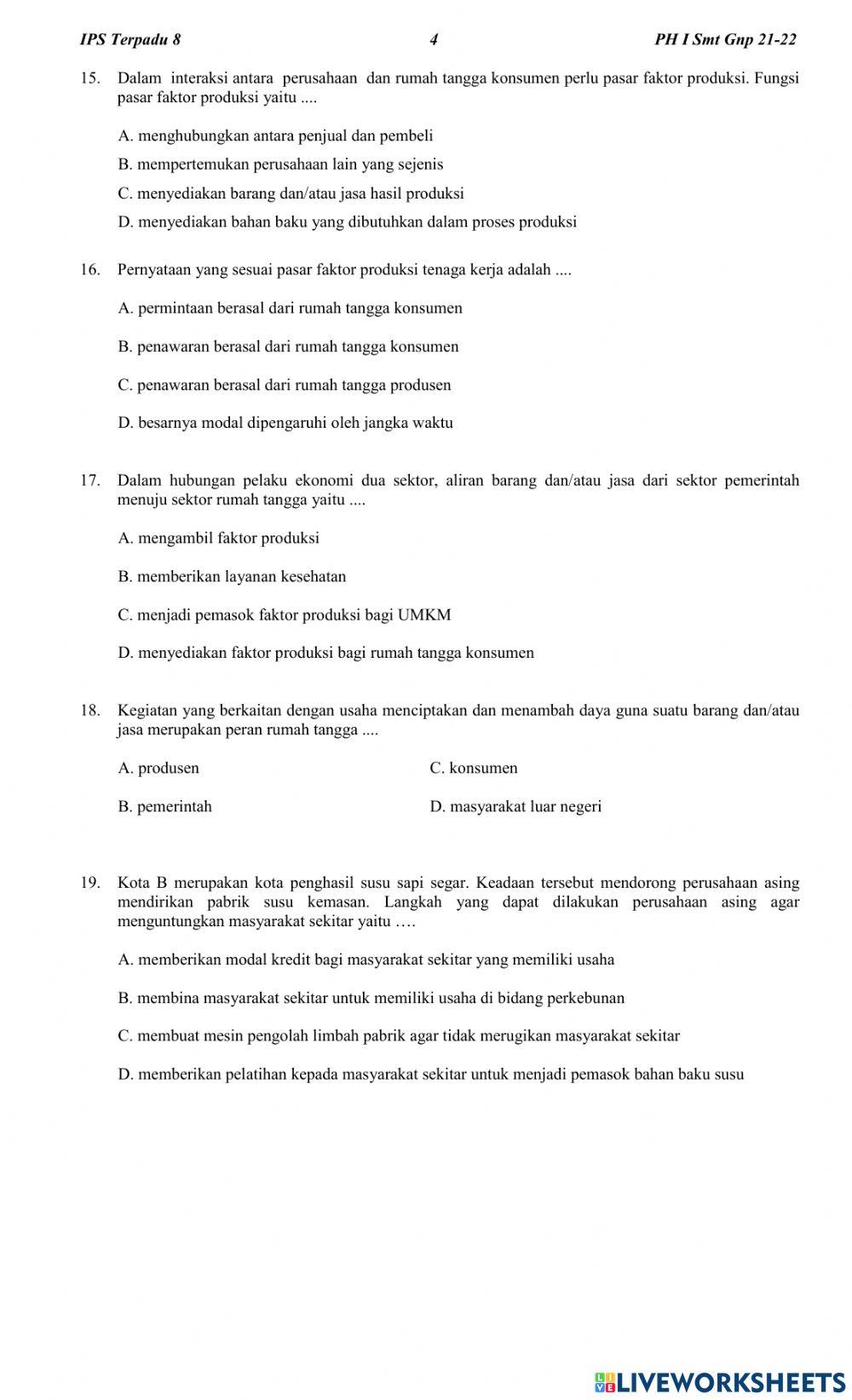 PH I IPS 8 Smt Genap