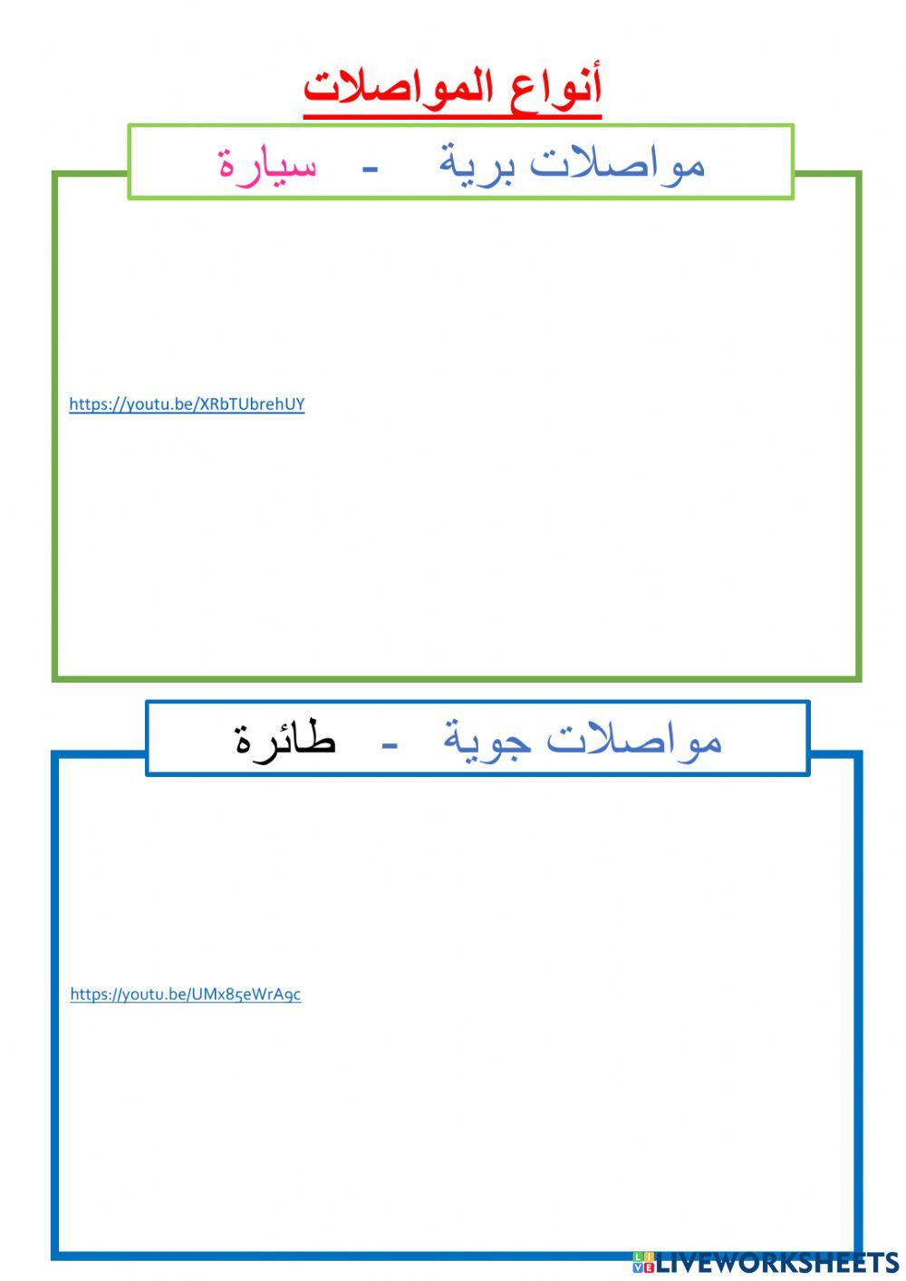 نشاط المواصلات