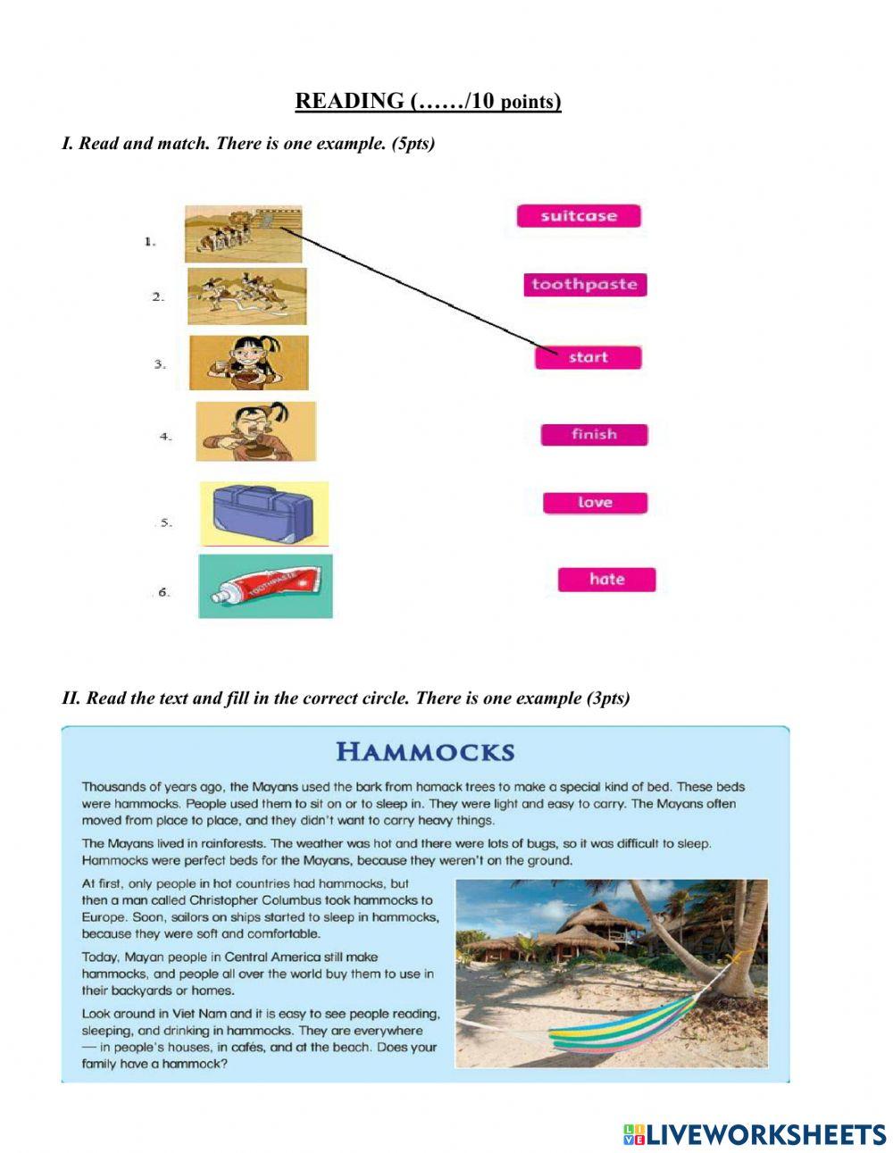 First Semester Test 5