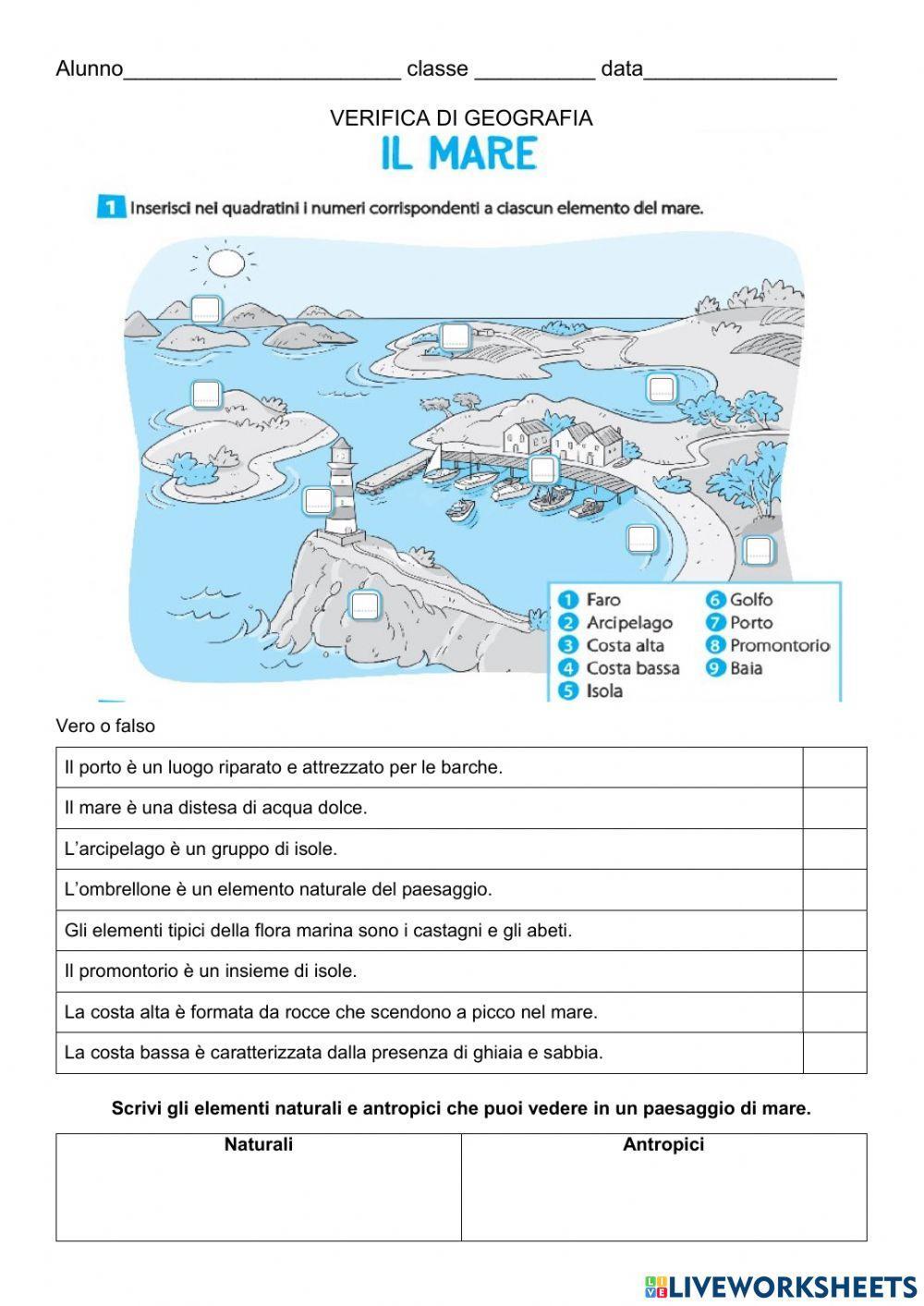 Verifica ambiente Mare