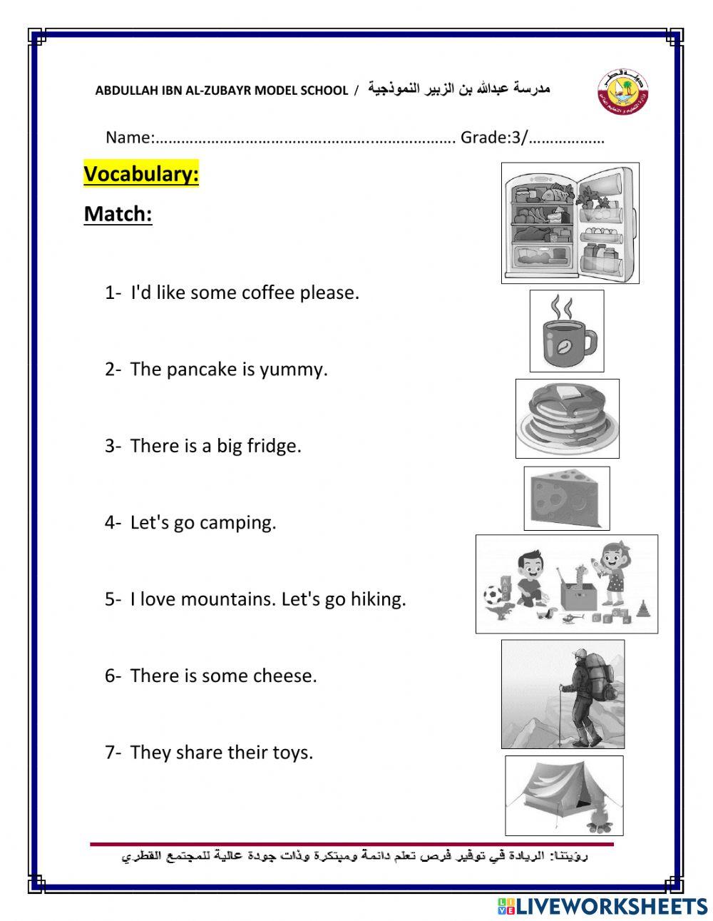 Vocabulary enrichment