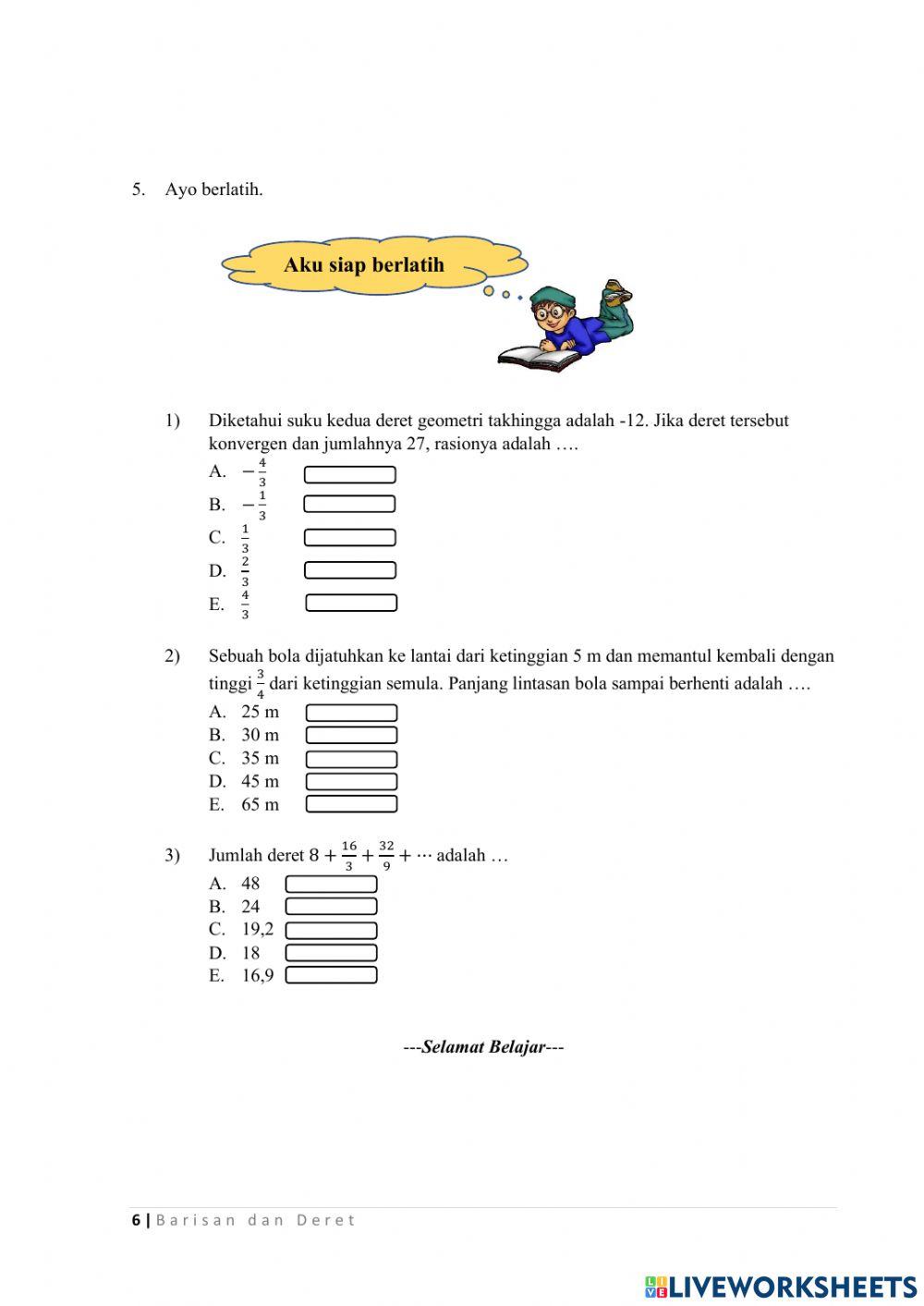 LKPD 03 Barisan dan Deret