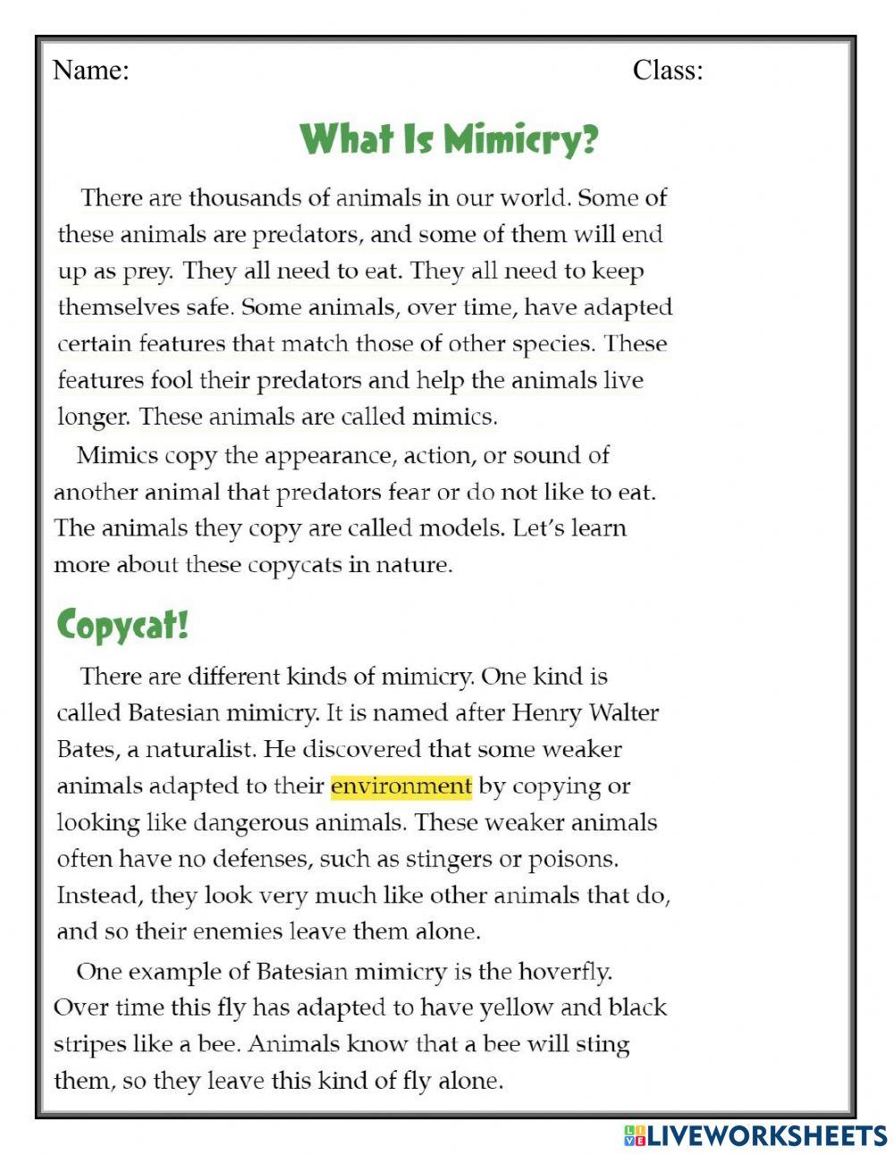 EmSAT Reading Practice.. Omnya Mabrouk