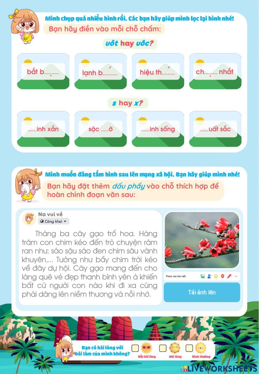 Ôn tập Tiếng Việt cuối tuần 20 lớp 3