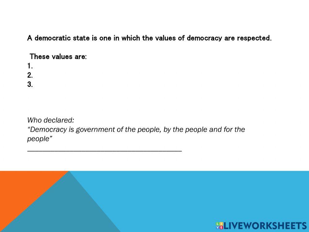 A Democratic State. Moldova Republic