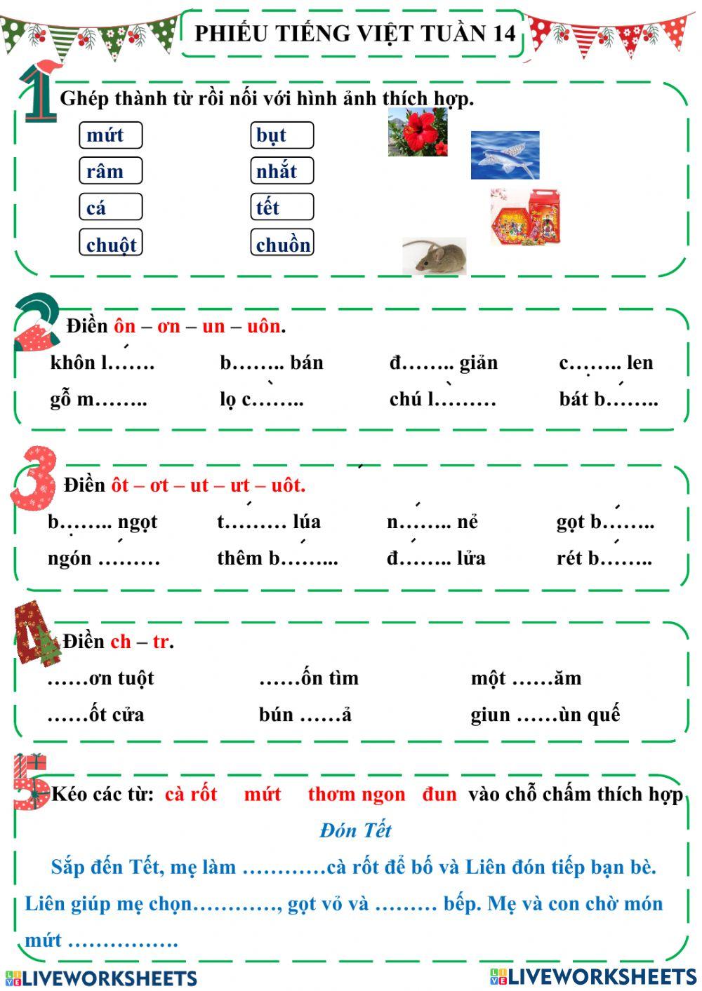 Tiếng Việt: Ôn tập