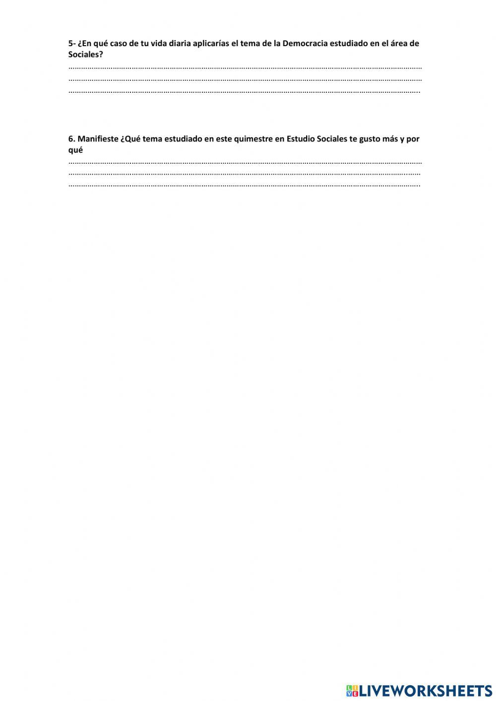 Evaluacion de sociales