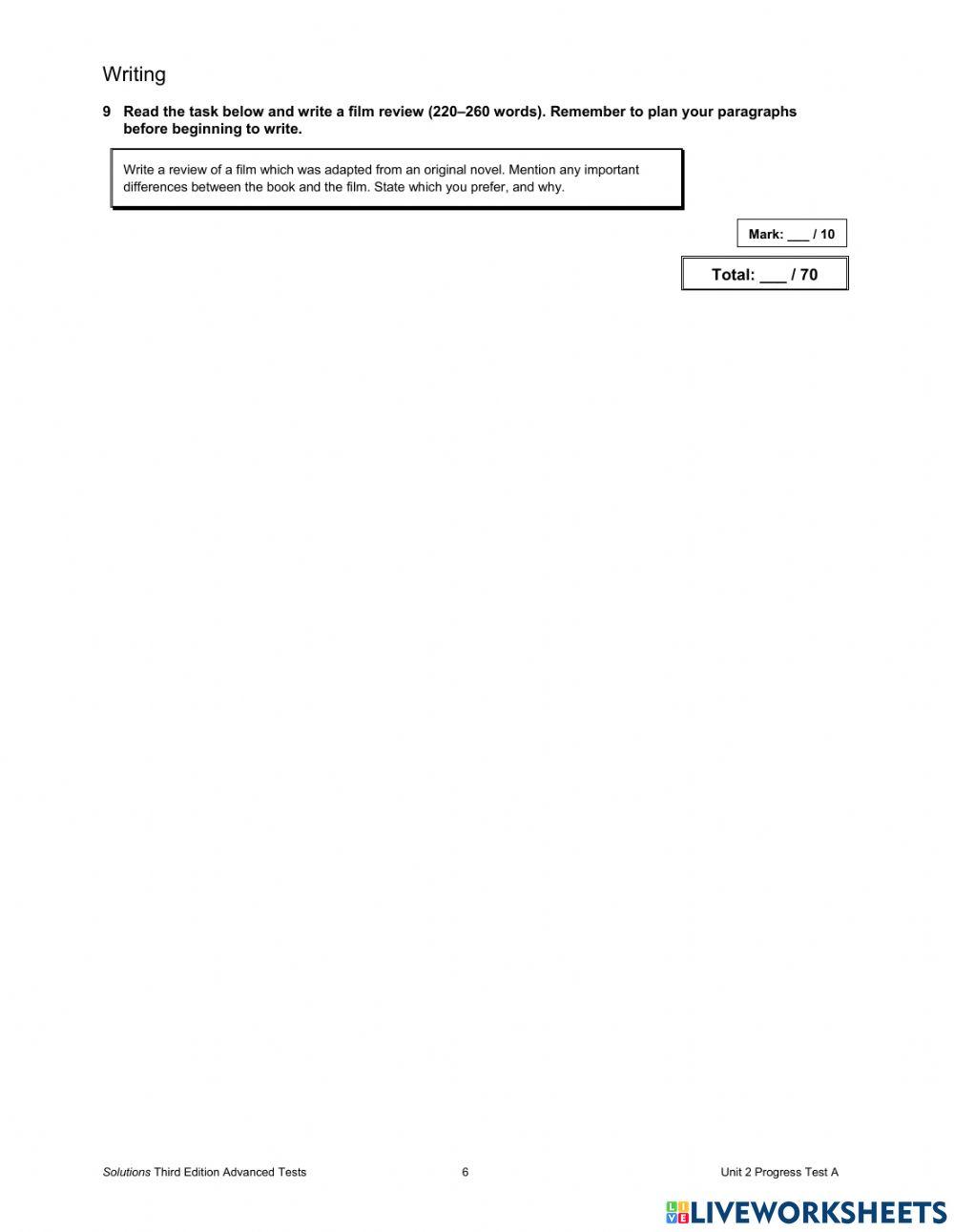 Solutions Advanced 3e Test Unit 2 5283666 Nagy Andrea Solutions Advanced 3e Test Unit 2 5283666 Nagy Andrea