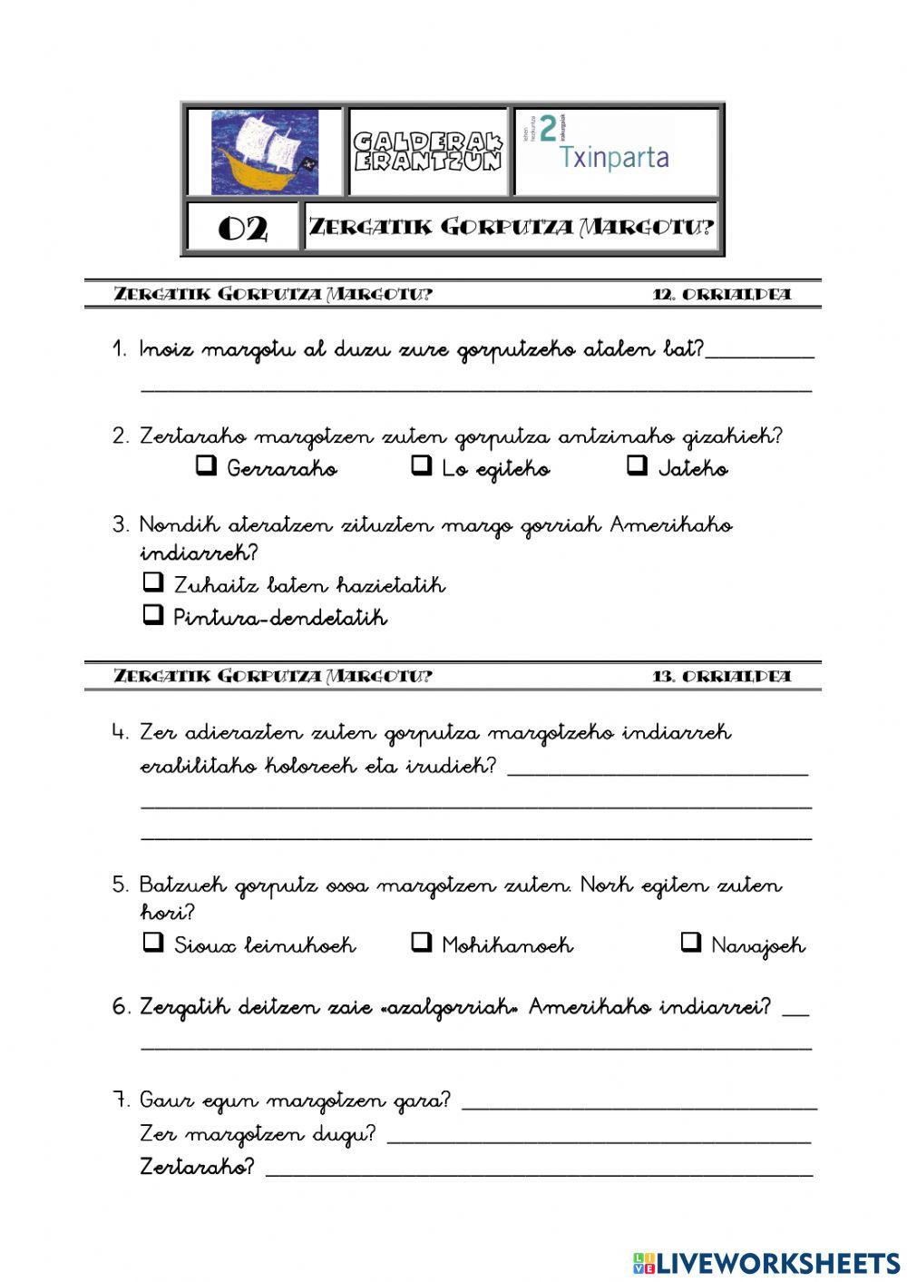 Zergatik gorputza margotu?